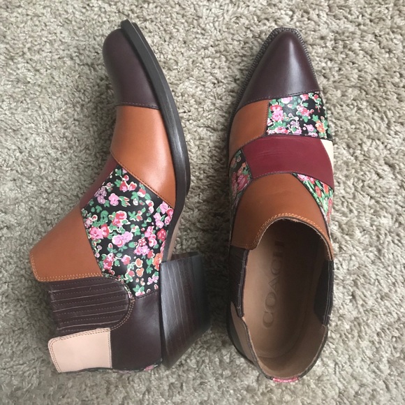 Coach patchwork booties size 7 - Picture 9 of 12